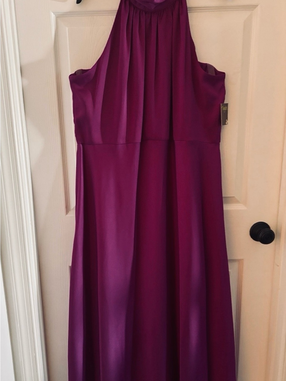 Taylor Sleeveless Halter Maxi Dress 20W